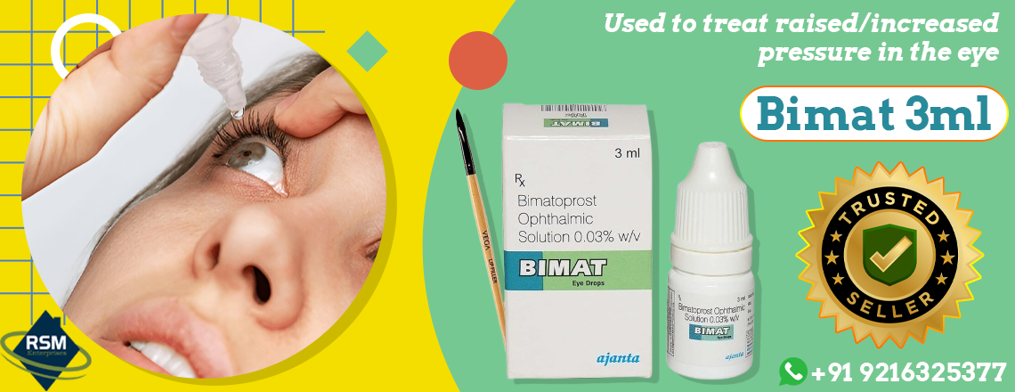 Perfect treatment for Glaucoma Problem With Bimat 3ml