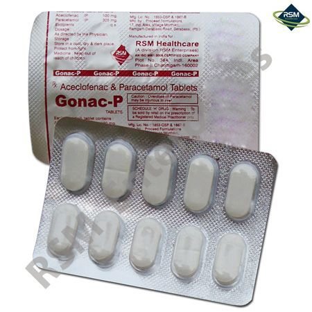 Aceclofenac & Paracetamol Tablets