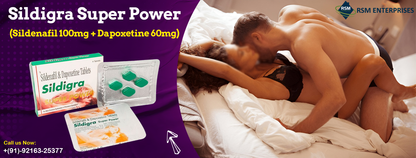 Splendid Remedy to Fix Impotence and Early Ejaculation With Sildigra Super Power