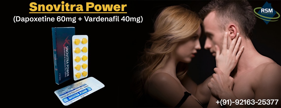 Perfect Medication to Fix Sensual Issues In Males With Snovitra Power